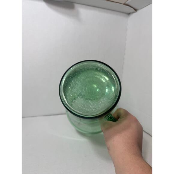 Coca-Cola Green glass pitcher Wahataburger - Picture 10 of 12